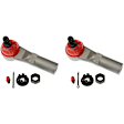 SET-RBT3571RD-2 Front, Driver and Passenger Side, Outer Tie Rod End