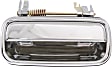 2002 Toyota Tacoma - Front and Rear, Driver and Passenger Side Chrome Exterior Door Handle, Front Driver and Passenger Side - With Key Hole; Rear Driver and Passenger Side - Without Key Hole