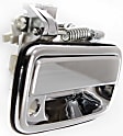 1998 Toyota Tacoma - Front, Driver and Passenger Side Chrome Exterior Door Handle, With Key Hole