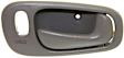 Front and Rear, Driver and Passenger Side Interior Door Handles, Gray, With Door Lock Hole, For Models With Power Door Locks