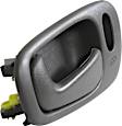 Front and Rear, Driver and Passenger Side Interior Door Handles, Gray, With Door Lock Hole, For Models With Power Door Locks