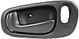 2000 Toyota Corolla - Front and Rear, Driver and Passenger Side Black Interior Door Handle, With Door Lock Hole, For Models with Power Door Locks