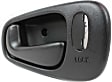 2000 Toyota Corolla - Front and Rear, Driver and Passenger Side Black Interior Door Handle, With Door Lock Hole, For Models with Power Door Locks