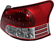 Driver and Passenger Side Halogen Tail Light, Without bulb(s), OE Replacement