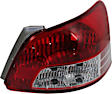 Driver and Passenger Side Halogen Tail Light, Without bulb(s), OE Replacement, CAPA Certified