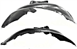 Front, Driver and Passenger Side, Fender Liner