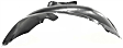 Front, Driver and Passenger Side, Fender Liner