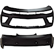 Front and Rear Primed Bumper Cover CAPA Certified