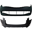 Front and Rear Primed Bumper Cover 3.6L, 6Cyl