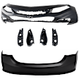 Front and Rear Primed Bumper Cover