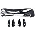 Front and Rear Primed Bumper Cover