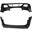 Front and Rear Primed Bumper Cover 3.6L, 6Cyl