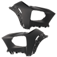 Front, Driver and Passenger Side, Upper Primed Bumper Covers