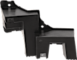 Front, Driver and Passenger Side Bumper Reinforcements, Plastic, Lower Outer Reinforcement