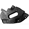 Front, Driver and Passenger Side Bumper Reinforcements, Plastic, Lower Outer Reinforcement, CAPA CERTIFIED