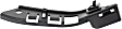 2011 Chevrolet Malibu - Front, Driver and Passenger Side, Outer Bumper Bracket