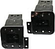 Front, Driver and Passenger Side Bumper Brackets, Impact Absorber