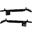 Front, Driver and Passenger Side Bumper Brackets, Side Mounting Guide
