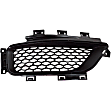 Front, Driver and Passenger Side Bumper Grilles, Primed, Plug-Fog Lamp Hole, For Models With Active Grille Shutter (Code X8W)