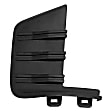 Front, Driver and Passenger Side, Outer Bumper Trim, Textured Black