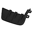 Front, Driver and Passenger Side, Outer Bumper Trim, Textured Black