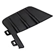 Front, Driver and Passenger Side, Outer Bumper Trim, Textured Black