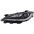 Driver and Passenger Side Headlights, with Bulbs, Halogen, Sedan, CAPA CERTIFIED