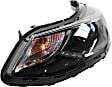 Driver and Passenger Side Halogen Headlight, With bulb(s), OE Replacement