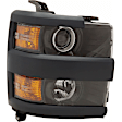 Driver and Passenger Side Halogen Headlight, With bulb(s), CAPA Certified