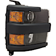 Driver and Passenger Side Halogen Headlight, With bulb(s), CAPA Certified