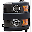 Driver and Passenger Side Halogen Headlight, With bulb(s), CAPA Certified