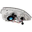 Driver and Passenger Side Halogen Headlight, With bulb(s), OE Replacement, CAPA Certified