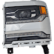 Driver and Passenger Side Headlights, with Bulbs, LED, OE comparable, CAPA Certified