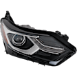 Driver and Passenger Side HID/Xenon Headlight, With bulb(s), OE Comparable Finish, CAPA Certified