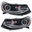 Driver and Passenger Side Halogen Headlight, With bulb(s),, CAPA Certified
