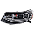 Driver and Passenger Side Halogen Headlight, With bulb(s),, CAPA Certified
