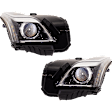 Driver and Passenger Side Headlight, with Bulb, Halogen, Projector Style, Base Model, Sedan, Does Not Fit HID and V models, Base Model, Sedan, 4Cyl, 2L Eng.