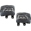 Front, Driver and Passenger Side Fog Lights, With Bulb(s), LED