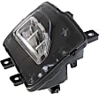 Front, Driver and Passenger Side Fog Lights, With Bulb(s), LED