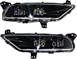 Front, Driver and Passenger Side LED Fog Light, With bulb(s)