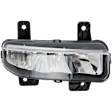2020-2025 Ram 2500 - Front, Driver and Passenger Side LED Fog Light, With bulb(s)
