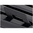 Front, Driver and Passenger Side Fog Light Cover, Black