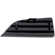 Front, Driver and Passenger Side Fog Light Cover, Black