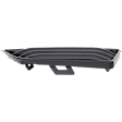 Front, Driver and Passenger Side Fog Light Cover, Black