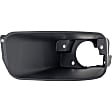 Front, Driver and Passenger Side Fog Light Trims, Textured Black