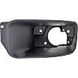 Front, Driver and Passenger Side Fog Light Trims, Textured Black