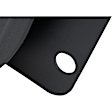 Front, Driver and Passenger Side Fog Light Trims, Textured Black
