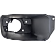 Front, Driver and Passenger Side Fog Light Trims, Textured Black