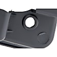 Front, Driver and Passenger Side Fog Light Trims, Textured Black
