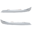 Driver and Passenger Side Fog Light Trim, Chrome